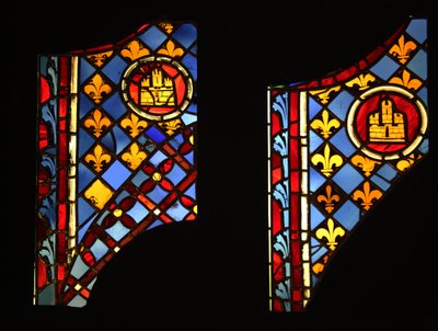 Heraldieke panelen, ex Ste Chapelle door French School