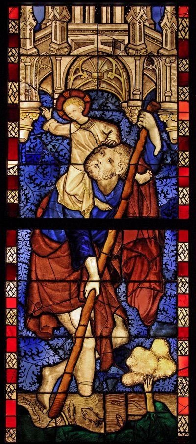 St. Christoffel, oorspronkelijk uit een kerk in Keulen door French School