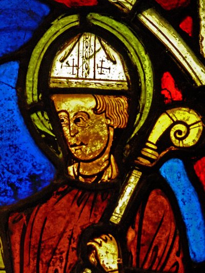 St. Martinus - en het wonder van de Pijnboom (ex Varennes-Jarcy - oorspronkelijk uit de Abdij van Gercy?) door French School