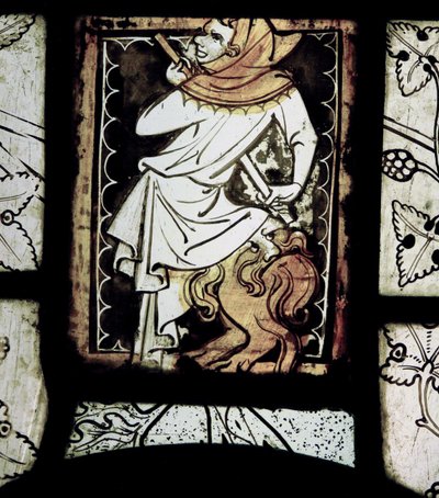 Grisaille met grotesken; uit Normandië door French School