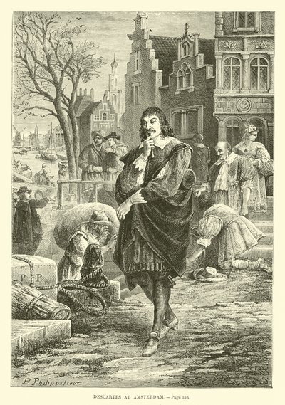 Descartes in Amsterdam door French School