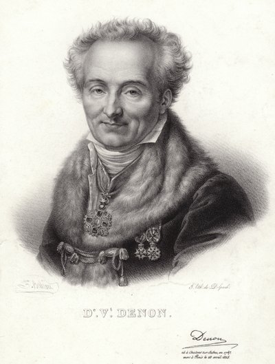 Dominique Vivant Baron de Denon door French School