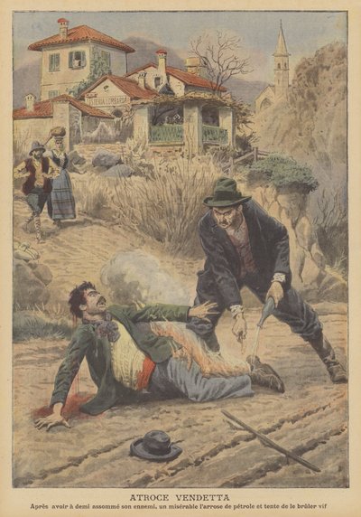 Vreselijke vendetta in Oggebbio, Italië door French School