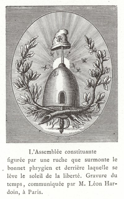 Embleem van de Grondwetgevende Vergadering, Franse Revolutie door French School