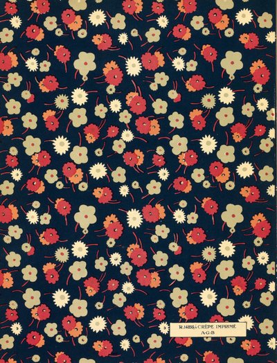 Eindpapier van Art-Gout_Beaute, ca 1920 (pochoirprint) door French School