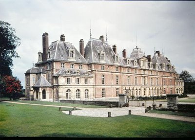 Gevel van het kasteel d