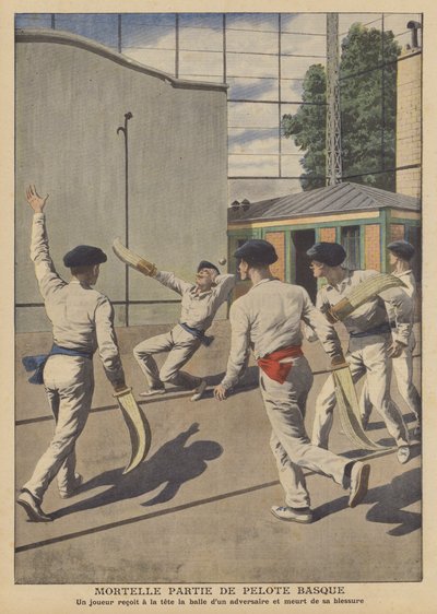Dodelijk ongeval tijdens een spelletje Baskische pelota door French School