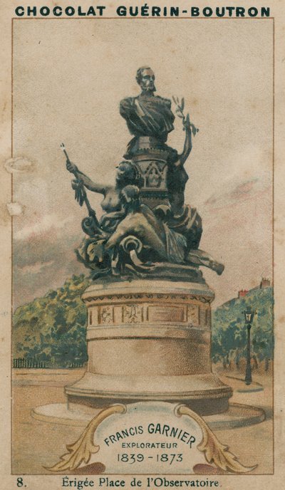 Francis Garnier, Ontdekkingsreiziger, 1839-1873, Opgericht op Place de l