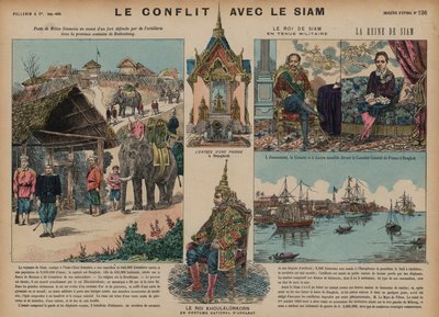 Frans-Siamese Oorlog, 1893 door French School
