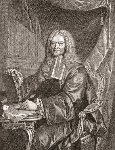 François Chicoyneau, 1672 - 1752. Franse arts en hoofdarts van koning Lodewijk XV. Uit Les Heures Libres gepubliceerd 1908. door French School