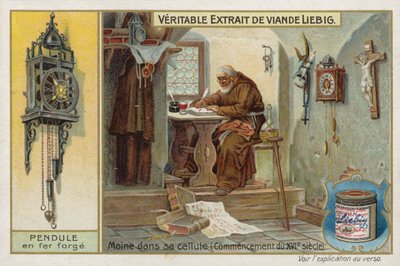 Franse Vleesextract (Bouillon), Monnik in Gevangenis door French School