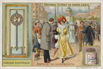 Franse Vleesextract (Bouillon), Typische Straatscène door French School
