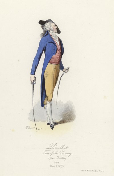 Franse duellist, tijd van het Directoire door French School