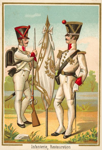 Franse infanterie van de Restauratie door French School