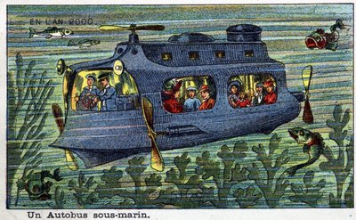 Futuredays: Een negentiende-eeuwse visie op het jaar 2000 Serie: Een onderwaterbus door French School