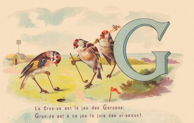 G: Lacrosse is het spel van de jongens; Groot is bij dit spel de vreugde van vogels door French School