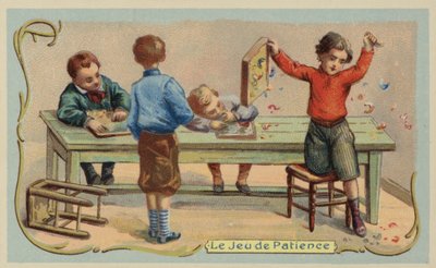Spel van geduld door French School