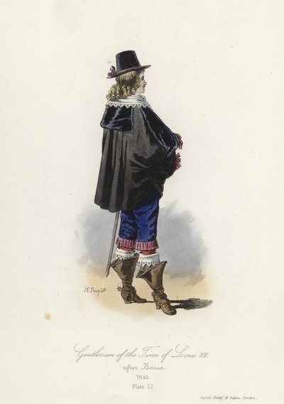 Heer uit de tijd van Lodewijk XIII van Frankrijk door French School