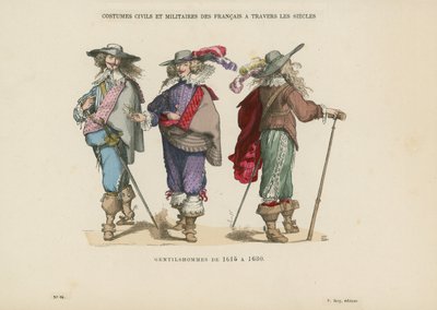 Heren van 1615-1630 door French School