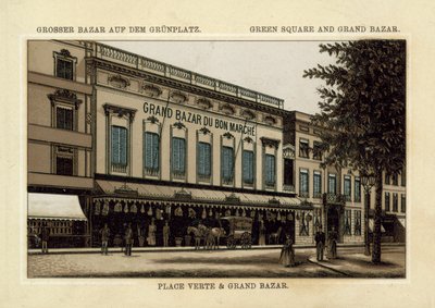 Grand Bazar du Grand Marché, Place Verte, Antwerpen door French School