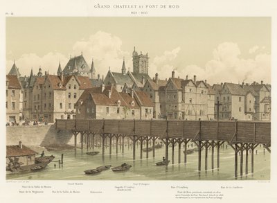 Grand Chatelet en Pont de Bois, 1621-1645 door French School