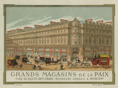 Grands Magasins de la Paix, Parijs door French School