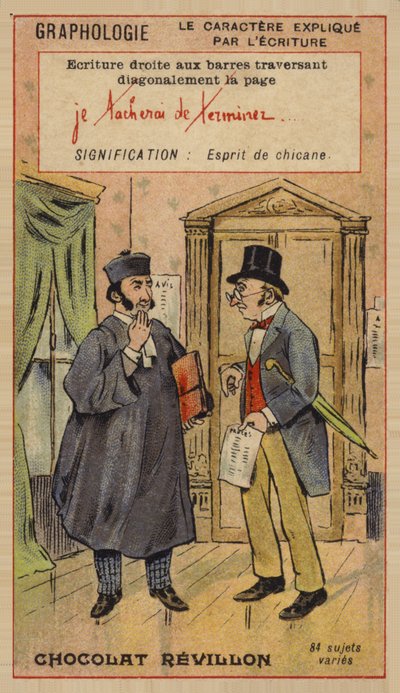 Grafologie - de studie van karakter door middel van handschrift door French School
