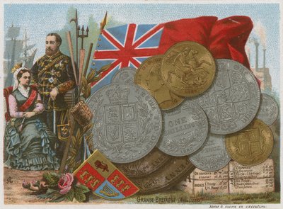 Groot-Brittannië - valuta door French School