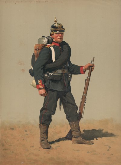 Grenadier der Konigs Grenadier Regts, 2 Westpreuss, No 7, Feldmarchmassig door French School