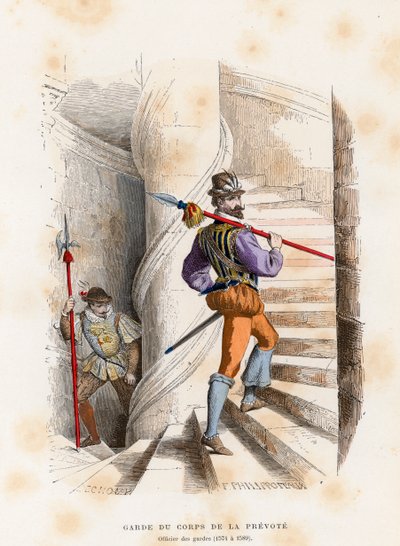Wacht, 1574-1589 door French School