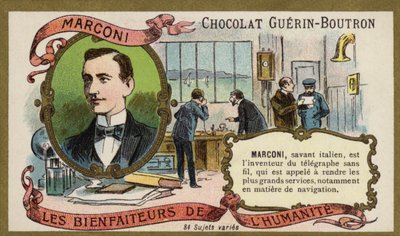 Guglielmo Marconi, Italiaanse uitvinder en radiopionier door French School