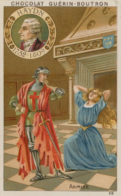 Armide door French School
