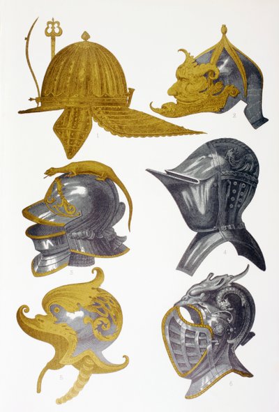 Helmen, 1873 door French School