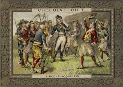 Henri de la Rochejacquelein spreekt zijn soldaten toe, Vendée-opstand, Franse Revolutie door French School