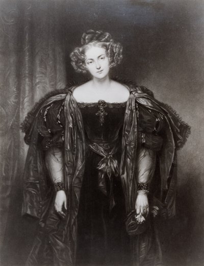 Henriette Sontag als Donna Anna in Wolfgang Amadeus Mozart