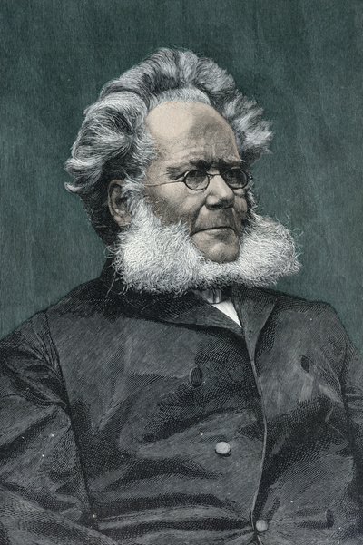 Henrik Ibsen (1828-1906) 1901 door French School
