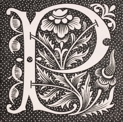 Geïllustreerde letter 