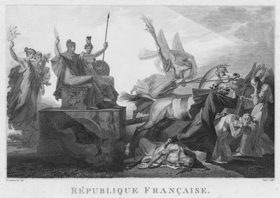 Historische schilderijen van de Franse Revolutie door French School