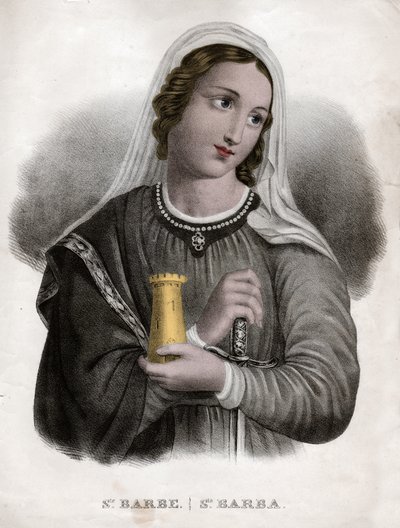 Heilige Baard (gravure, ca. 1850) door French School