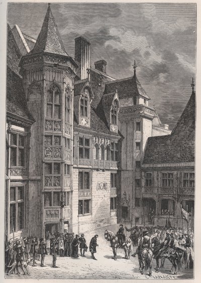 Huis van Jacques Coeur door French School