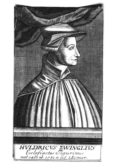 Huldrych Zwingli (1484-1531) door French School