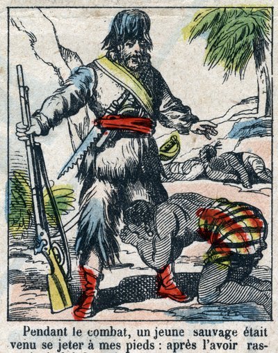 Illustratie voor het boek van Daniel Defoe 
