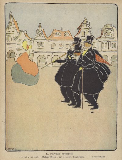 Illustratie voor Le Rire (kleurenlitho) door French School