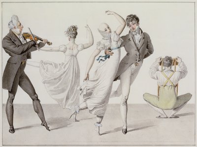 Illustratie uit "Le Bon Genre" door French School