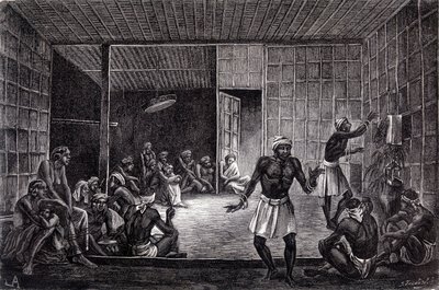 Illustratie gepubliceerd in de editie van 1862 van 