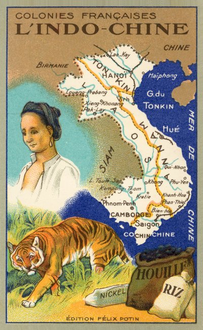 Indochina door French School
