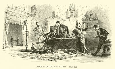 Luiheid van Hendrik III door French School