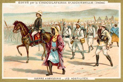 Italiaanse troepen op mars, Eerste Italiaans-Ethiopische Oorlog door French School