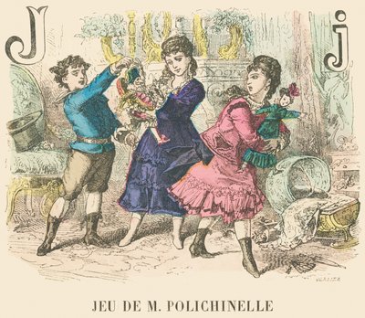 J: Spel van M Polichinelle door French School