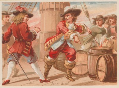 Jean Bart, Franse marinecommandant en kaper uit de late 17e eeuw door French School